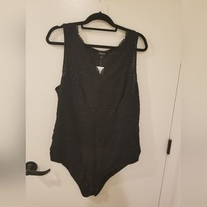 Torrid lace floral bodysuit